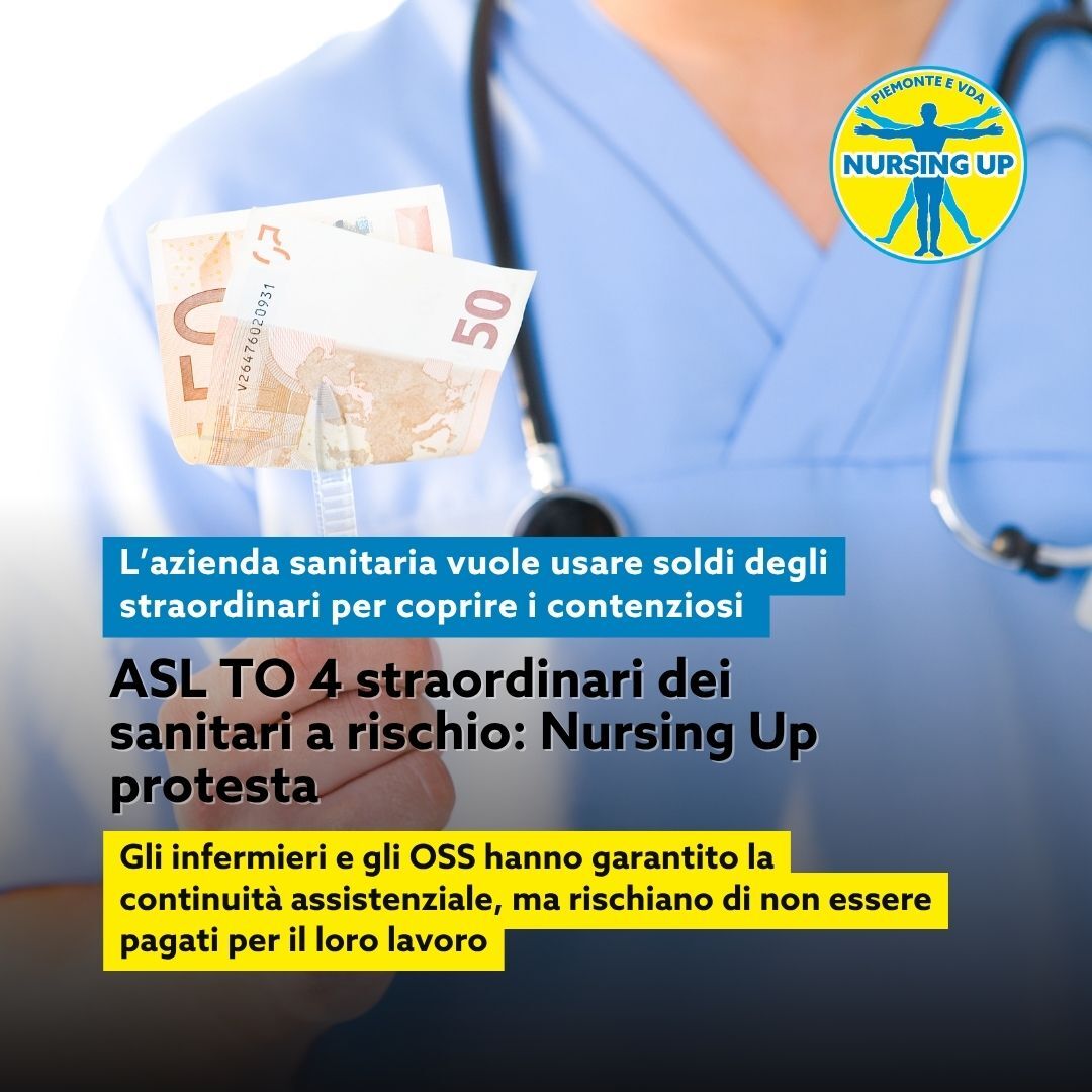 Straordinari ASLTO4-Nursing up piemonte e valle d'aosta