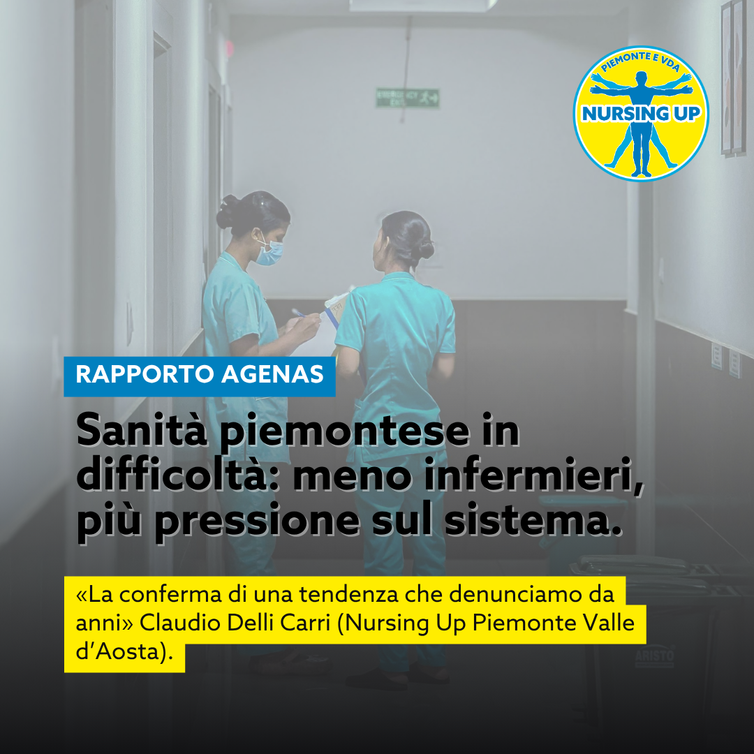 nursing up Piemonte-carenza infermieri-rapporto agenas