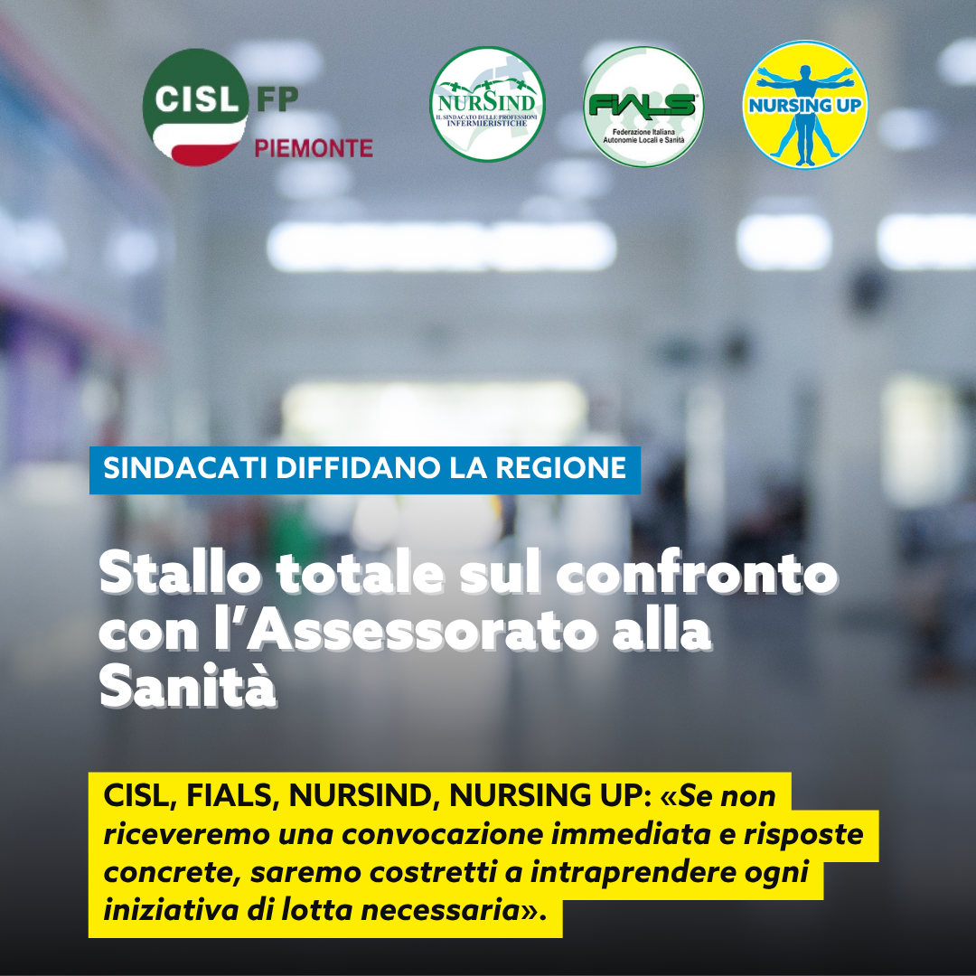 sanità-i sindacati diffidano la Regione