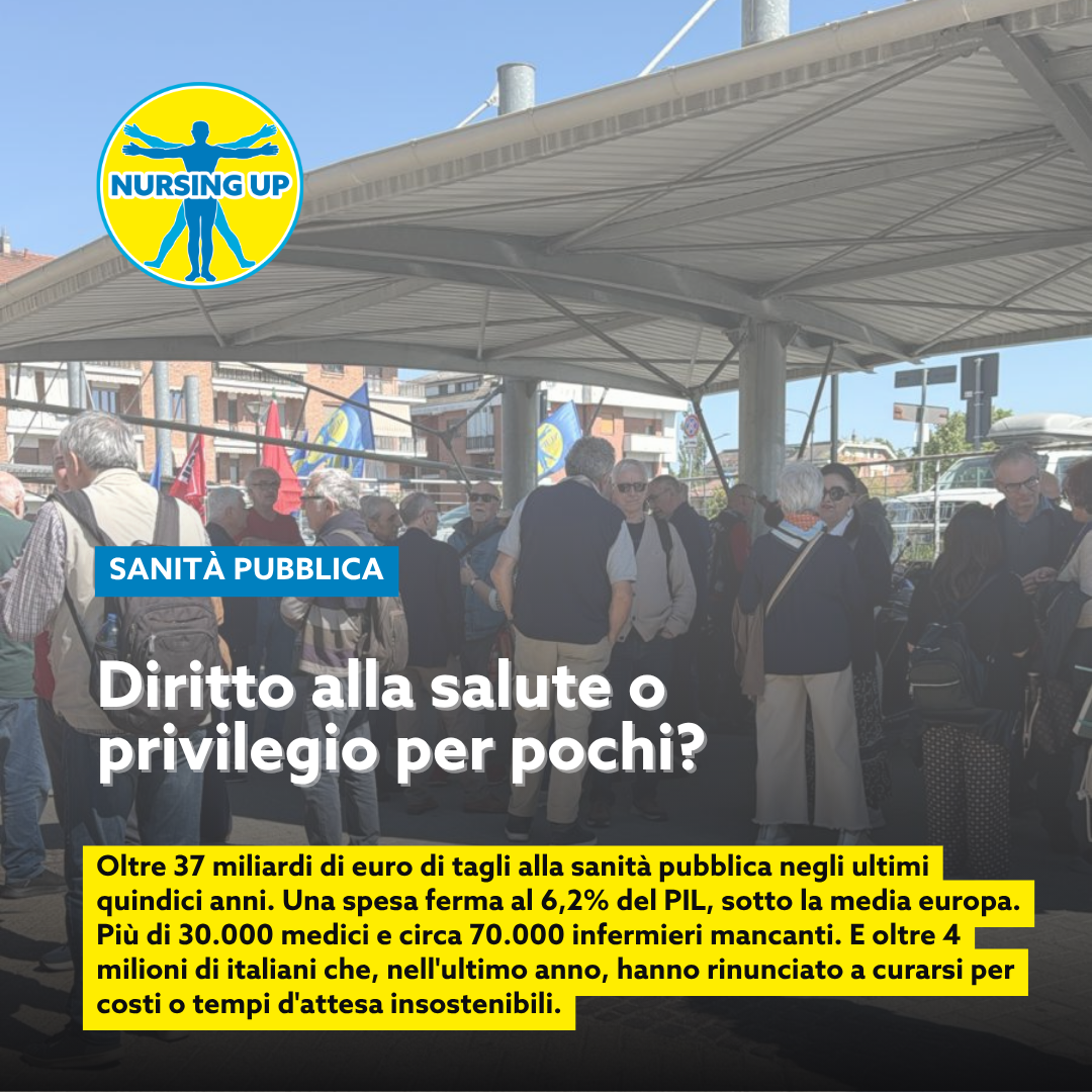 sanità pubblica in crisi-nursing up