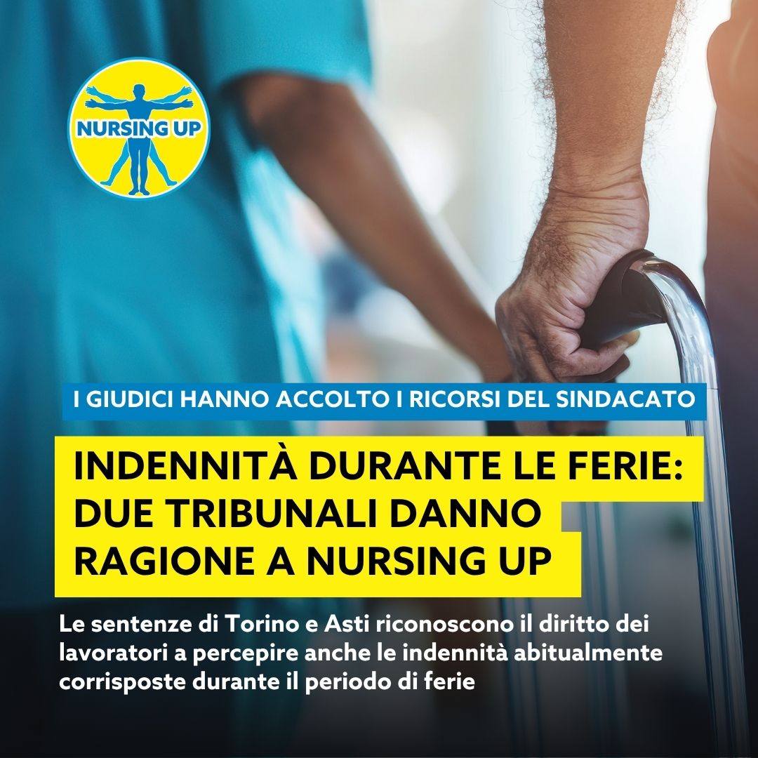 Nursing UP indennita ferie