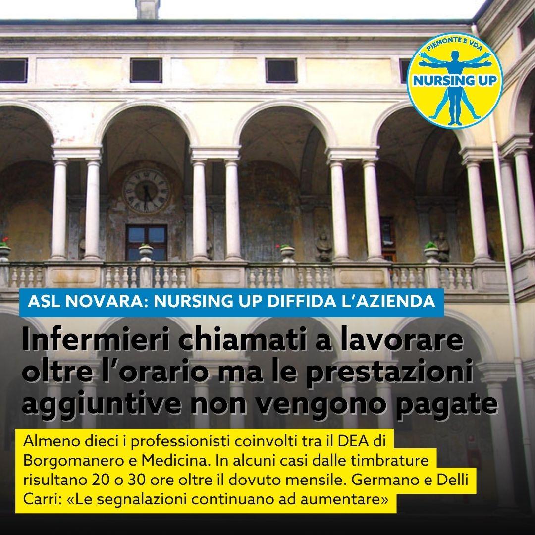 carenza personale novara