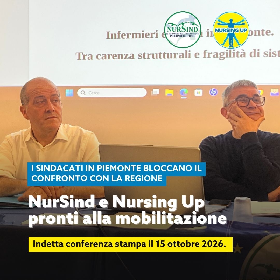 Nursing UP mobilitazione conferenza stampa